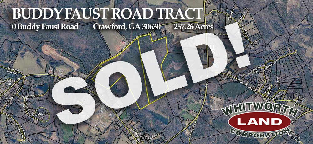 Buddy Faust Road Tract Sold